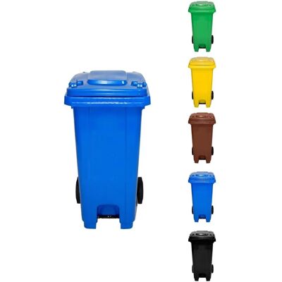 Jardin202 Cubo de Reciclaje 120L - Duradero, Apilable, Estable UV Jardin202 Cubo de Reciclaje 120L - Duradero, Apilable, Estable UV