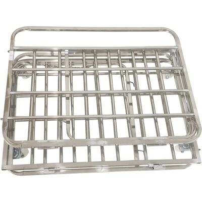 Softee Acciaio Argento 80x90x90 cm - Carrello Softee Acciaio Argento 80x90x90 cm - Carrello