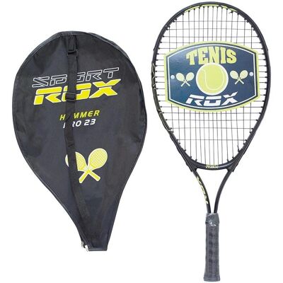 Rox Hammer Pro 23 Zwart - Tennisracket Rox Hammer Pro 23 Zwart - Tennisracket
