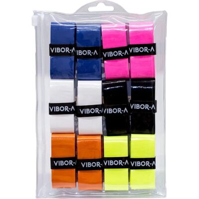 Overgrip Vibora Multicolore - Lot de 12 - Padel - Publicité Overgrip Vibora Multicolore - Lot de 12 - Padel - Publicité