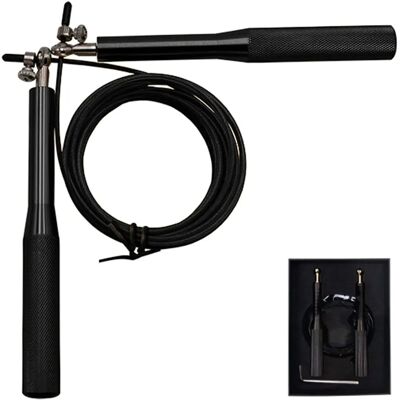 Softee Elite Black High-Speed Jump Rope - Sports Softee Elite Black High-Speed Jump Rope - Sports