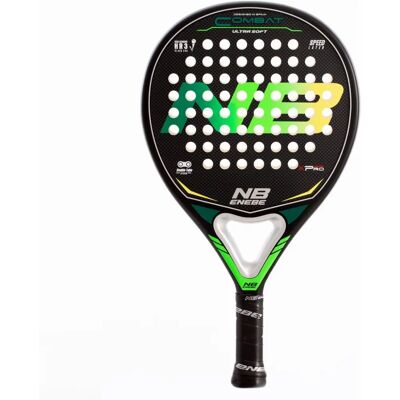 Raquette de Padel Enebe Combat Ultra Soft Vert Jaune - Raquette de Padel - Publicité Raquette de Padel Enebe Combat Ultra Soft Vert Jaune - Raquette de Padel - Publicité