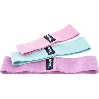 Softee Resistance Bands Set of 3 - Hip, Glute, Leg, Home Workout Softee Resistance Bands Set of 3 - Hip, Glute, Leg, Home Workout