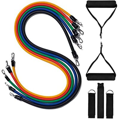 Set Bande Elastiche Softee - Allenamento Completo - Livelli di Resistenza Set Bande Elastiche Softee - Allenamento Completo - Livelli di Resistenza