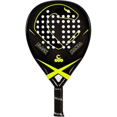 Vibor-a Black Mamba Aniversario - Racchetta da padel - Forma a diamante, 350-375g, Nero Vibor-a Black Mamba Aniversario - Racchetta da padel - Forma a diamante, 350-375g, Nero