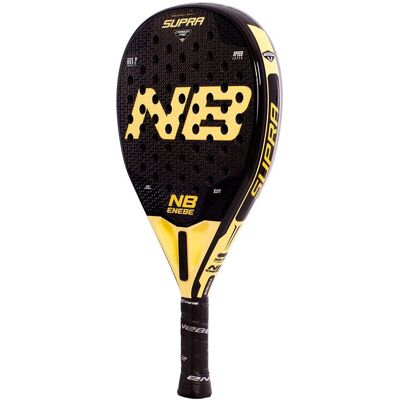 Enebe Supra Carbon Jaune - 3k - Raquette de padel - Publicité Enebe Supra Carbon Jaune - 3k - Raquette de padel - Publicité