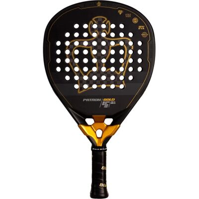 Black Crown Patron Gold - 12k (hybrid) - 2025 Raquette de padel - Publicité Black Crown Patron Gold - 12k (hybrid) - 2025 Raquette de padel - Publicité