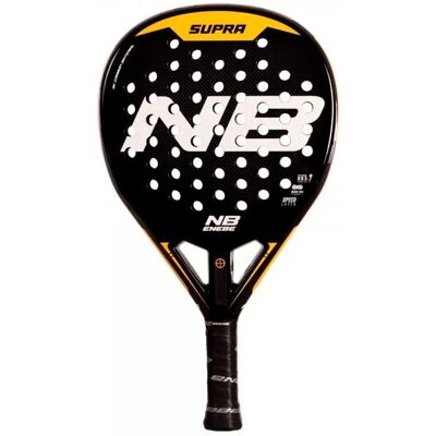 Enebe Supra 3K - Preto e Amarelo Brilhante - Potência e Controle - Raquete de padel Enebe Supra 3K - Preto e Amarelo Brilhante - Potência e Controle - Raquete de padel