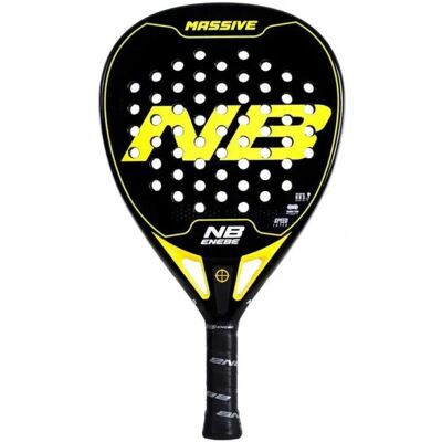 Enebe Massive - 3k - Jaune - Raquette de padel - Publicité Enebe Massive - 3k - Jaune - Raquette de padel - Publicité