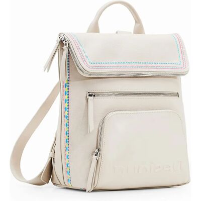 Desigual Mochila Branca - Acessórios Femininos - Mochilas Desigual Mochila Branca - Acessórios Femininos - Mochilas