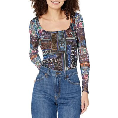 Desigual Model 23SWQK05 Body - Slanke pasvorm Desigual Model 23SWQK05 Body - Slanke pasvorm