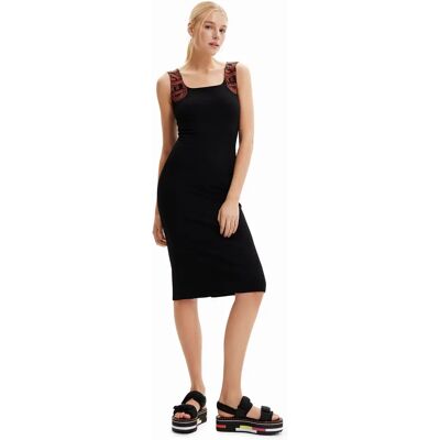Desigual Logo Korte Jurk - Jurk Desigual Logo Korte Jurk - Jurk