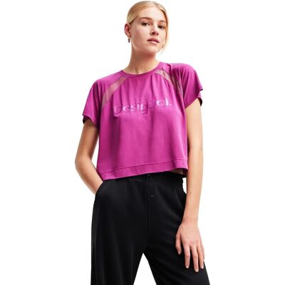 Camiseta Desigual M Rosa Oversized Camiseta Desigual M Rosa Oversized