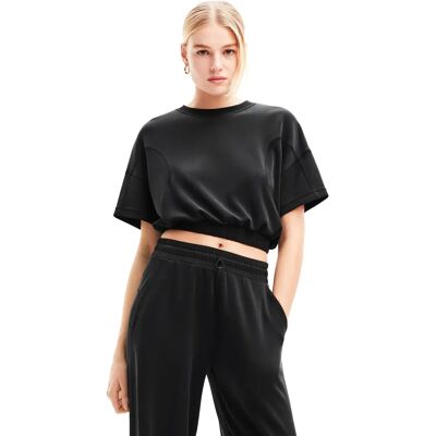 Desigual Černé Sportovní Oversize Tričko Desigual Černé Sportovní Oversize Tričko