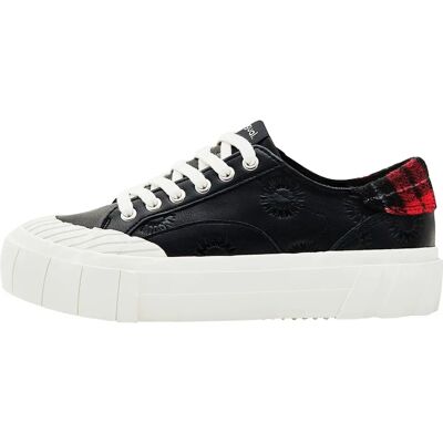 Scarpe Desigual con Piattaforma Bassa Tartan - Sneakers Scarpe Desigual con Piattaforma Bassa Tartan - Sneakers