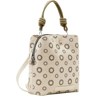 Desigual Model 24SAKP09 Beige Backpack - Casual Backpack Desigual Model 24SAKP09 Beige Backpack - Casual Backpack