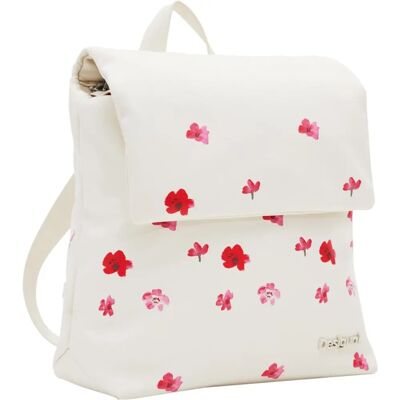 Zaino Fiorito Bianco Desigual - Casual & Leggero - Donna Zaino Fiorito Bianco Desigual - Casual & Leggero - Donna