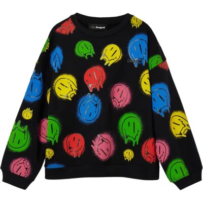 Desigual Model Gebreide Sweatshirt met Patroon - Jongens 9-10Y Desigual Model Gebreide Sweatshirt met Patroon - Jongens 9-10Y