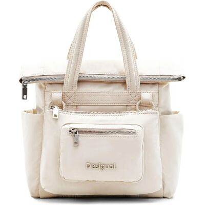 Desigual Basic Modular Voyager Mini - Women's Cream Handbag/Backpack - Handbag/Backpack Desigual Basic Modular Voyager Mini - Women's Cream Handbag/Backpack - Handbag/Backpack