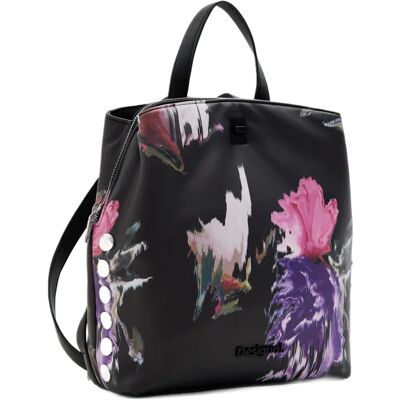 Borsa/zaino nero Desigual - Tasche con zip - TAGLIA UNICA Borsa/zaino nero Desigual - Tasche con zip - TAGLIA UNICA