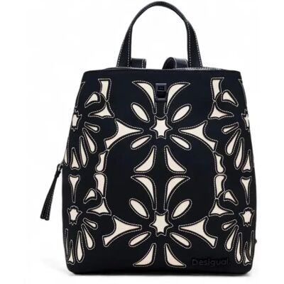 Mochila de Poliuretano para Mujer Desigual - Casual - Negro - 24WAKP11 Mochila de Poliuretano para Mujer Desigual - Casual - Negro - 24WAKP11