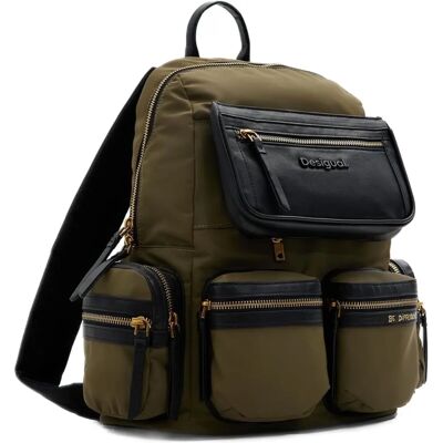 Sac à Dos Vert en Polyamide pour Femmes de Desigual - Durable Automne/Hiver Sac à Dos Vert en Polyamide pour Femmes de Desigual - Durable Automne/Hiver