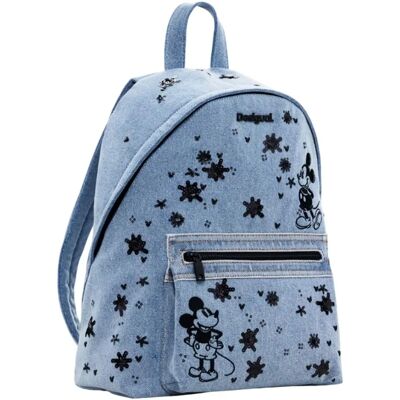 Desigual Model 25SAKD03 - Light Blue Denim Backpack Desigual Model 25SAKD03 - Light Blue Denim Backpack