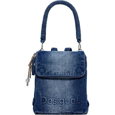 Desigual Model 25SAKD05 - Denim Rugzak - Blauw - Casual Rugzak Desigual Model 25SAKD05 - Denim Rugzak - Blauw - Casual Rugzak