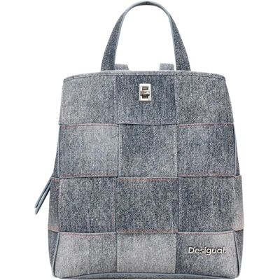Desigual medelstor ryggsäck i vävd denim-effekt Desigual medelstor ryggsäck i vävd denim-effekt