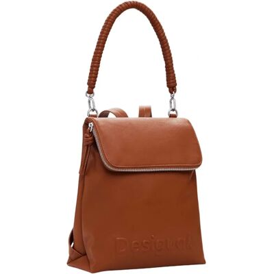 Desigual Mini leather effect backpack brown - Bag Desigual Mini leather effect backpack brown - Bag