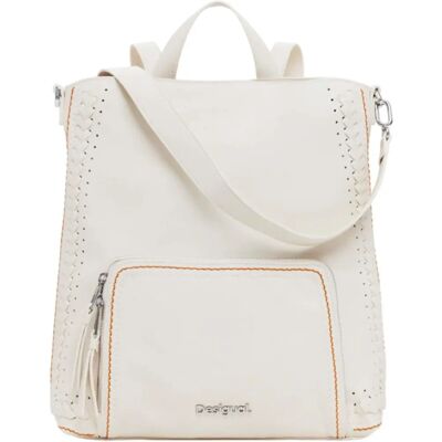 Mochila Desigual PRETORIA Blanca Unisex Mochila Desigual PRETORIA Blanca Unisex