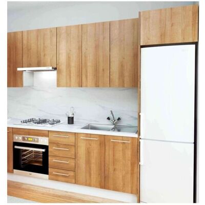 Md Block - Cocina Kit-Chef - roble - 280 cm - Kitchen kit Md Block - Cocina Kit-Chef - roble - 280 cm - Kitchen kit