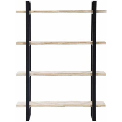 Estantería alta Adec Steve Estructura negra Roble Nordish Estantería alta Adec Steve Estructura negra Roble Nordish