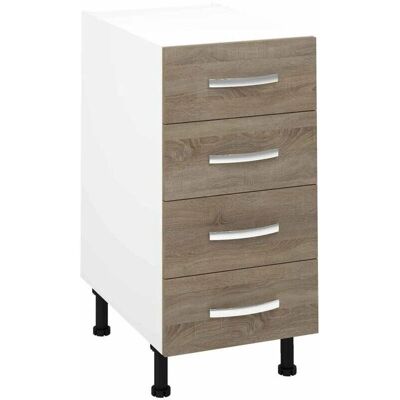 MD Block - Mueble cocina bajo roble cortez - 83 cm alto - cabinet MD Block - Mueble cocina bajo roble cortez - 83 cm alto - cabinet