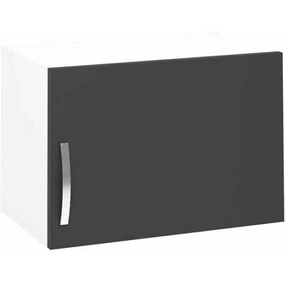 MD BLOCK Gabinete de pared - gris París, 60cm, 1 puerta, estante ajustable MD BLOCK Gabinete de pared - gris París, 60cm, 1 puerta, estante ajustable