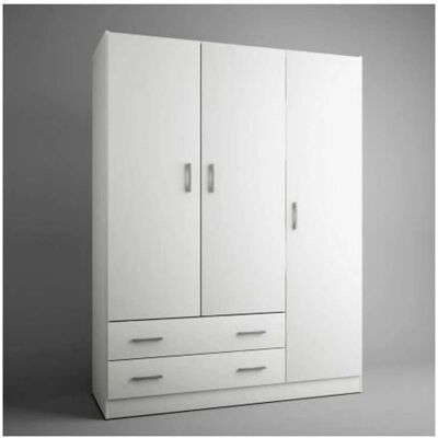 Impt-home-design Lorena Armario Blanco 3 Puertas - Armario Impt-home-design Lorena Armario Blanco 3 Puertas - Armario