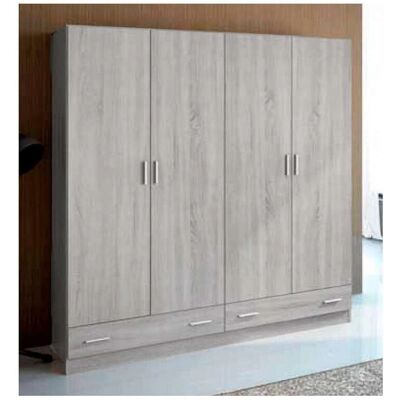 Impt-home-design Armario Lorena - 4 Puertas, 2 Cajones - Almacenaje Moderno Impt-home-design Armario Lorena - 4 Puertas, 2 Cajones - Almacenaje Moderno