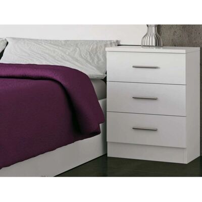 IMPT-HOME-DESIGN - Star - Blanco - 66 cm - Mesita de noche IMPT-HOME-DESIGN - Star - Blanco - 66 cm - Mesita de noche
