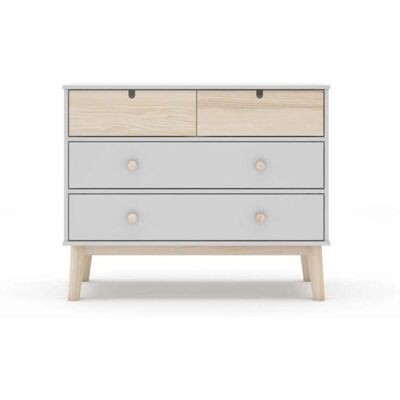 Mkric - Estela - 4-cajones - Blanco - Dresser Mkric - Estela - 4-cajones - Blanco - Dresser