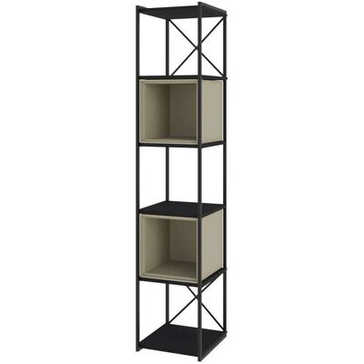 Mkric - Berta-36 - Negro/Verde - 179x36x39 cm - Estantería Mkric - Berta-36 - Negro/Verde - 179x36x39 cm - Estantería