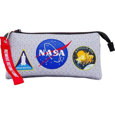 Trousse Nasa Houston Triple Karactermania - Fournitures scolaires Trousse Nasa Houston Triple Karactermania - Fournitures scolaires