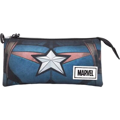 Trousse Captain America Marvel Noire - 11x23x14cm Trousse Captain America Marvel Noire - 11x23x14cm