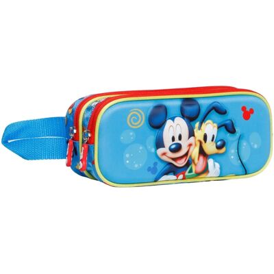 Trousse 3D Mickey Mouse et Pluto - Trousse scolaire - Publicité Trousse 3D Mickey Mouse et Pluto - Trousse scolaire - Publicité