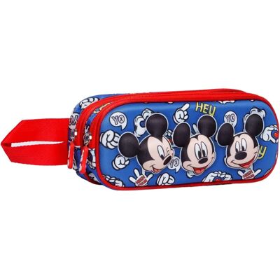 Trousse Mickey Mouse 3D en relief - Pencil case - Publicité Trousse Mickey Mouse 3D en relief - Pencil case - Publicité