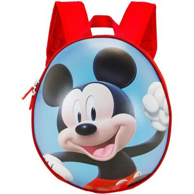 Karactermania Sac à Dos Mickey Disney Eggy 28cm Rouge - Sac à dos Karactermania Sac à Dos Mickey Disney Eggy 28cm Rouge - Sac à dos