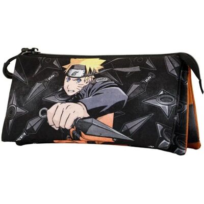 Karacter Mania Uzumaki Estojo de Lápis Triplo - Naruto Shippuden Karacter Mania Uzumaki Estojo de Lápis Triplo - Naruto Shippuden