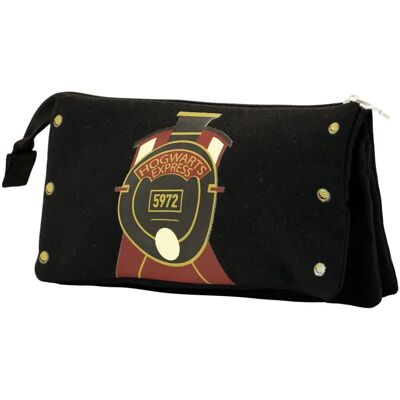Karactermania Harry Potter Triple Pocket Pencil Case Hogwarts Express - Pencil Case Karactermania Harry Potter Triple Pocket Pencil Case Hogwarts Express - Pencil Case