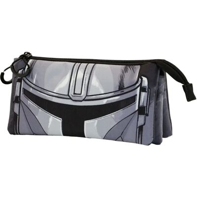 Trousse triple Star Wars The Mandalorian - Trousse à crayons Trousse triple Star Wars The Mandalorian - Trousse à crayons