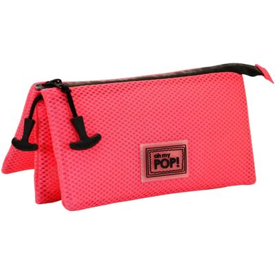Oh My Pop! Fuchsia Neon Triple Mesh Etui - Producttype Oh My Pop! Fuchsia Neon Triple Mesh Etui - Producttype