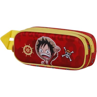Karacter Mania Luffy 3D Estojo Duplo - Estojo Karacter Mania Luffy 3D Estojo Duplo - Estojo